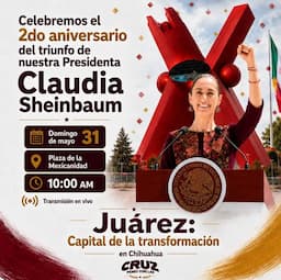 Se dan cita miles en la X para informe de Sheinbaum