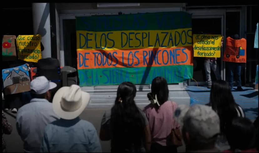 Exigen justicia para desplazados en Sierra Tarahumara