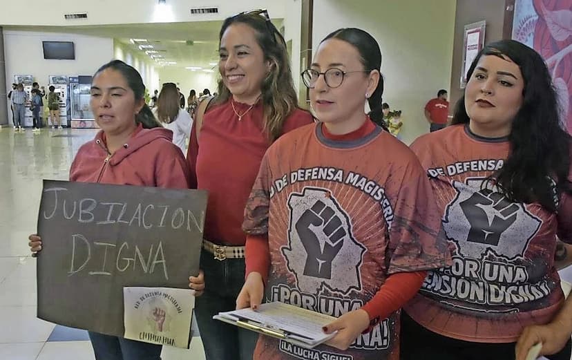 Convocan marcha de maestros en Juárez por condiciones laborales