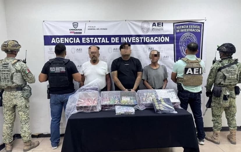 Detienen a tres en Juárez con más de 100 vapeadores con THC