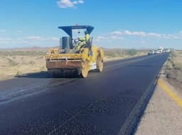 Reparan carretera Juárez-Ahumada