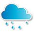 Ícono representativo del clima: Lluvia ligera