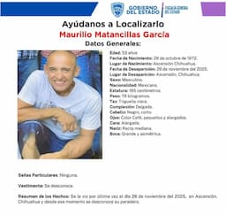 Intensifican búsqueda de hombre desaparecido en Chihuahua