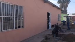 Avanza 70% renovación del salón comunitario en Rancho Nuevo