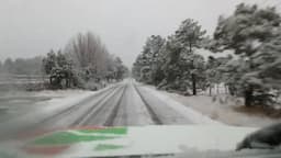 Nevadas afectan siete municipios en Chihuahua