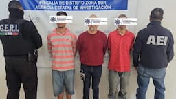 Capturan a tres por robo agravado en Parral