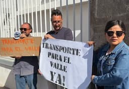 Exigen reactivación de transporte en Valle de Juárez