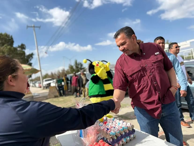 Celebra Cruz Pérez Cuéllar Domingo de Pascua con juarenses en El Chamizal