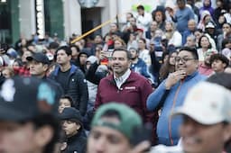 Estoy muy contento, la recepción fue muy buena por parte de los capitalinos: Cruz Pérez Cuéllar