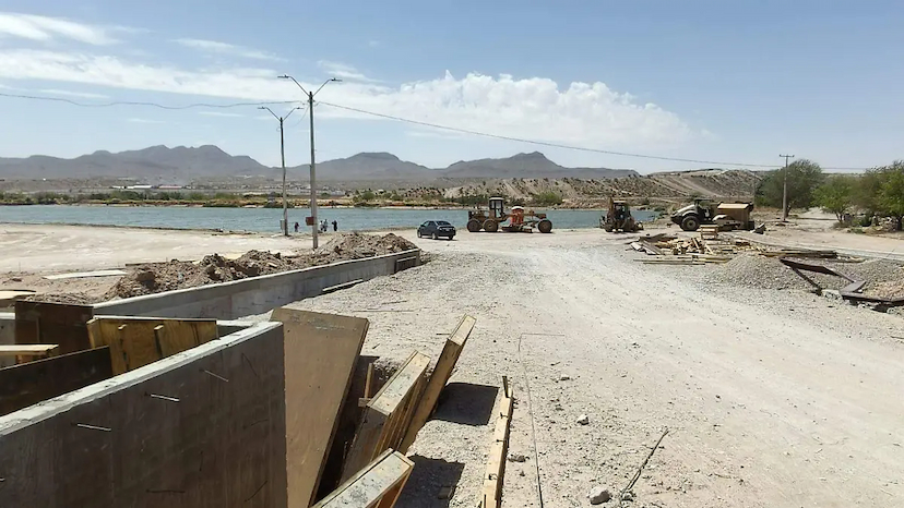 Avanza construcción del Parque Norponiente en Anapra