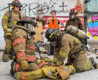 Capacitan a bomberos en rescate y uso de cámaras térmicas
