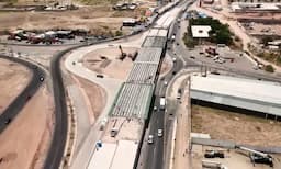 Avanza construcción de paso superior en carretera Aldama