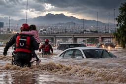 Declaran emergencia por inundaciones en Chihuahua; Juárez concentra mayores afectaciones